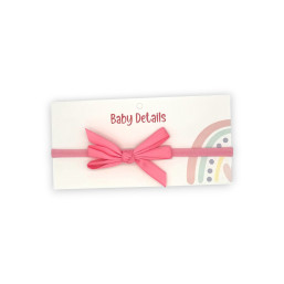 Big Bow Headband - Dark Pink